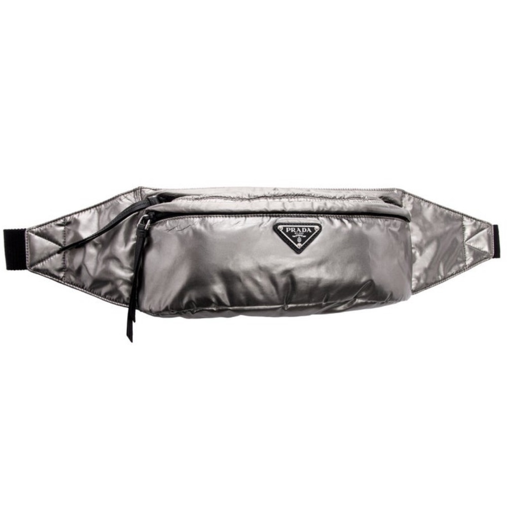 Prada Silver Men's Bum Bag